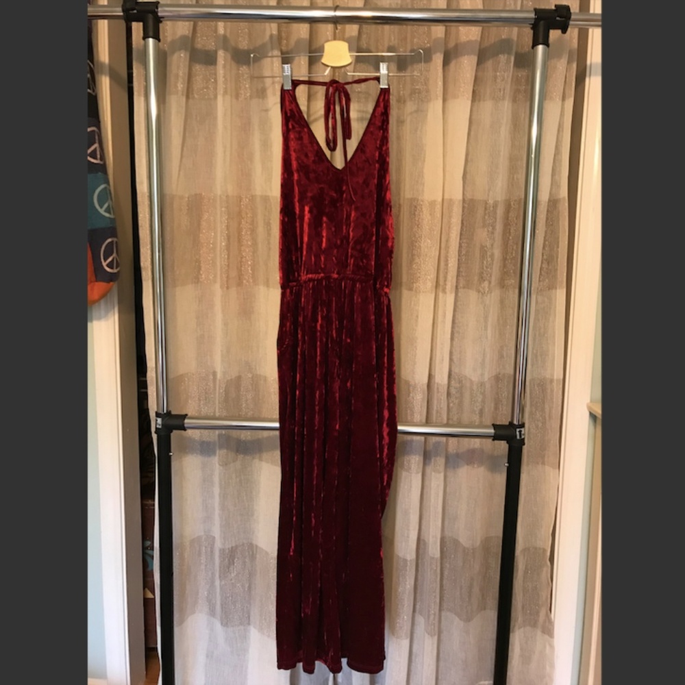 Don't Ask Why Velvet Jumpsuit